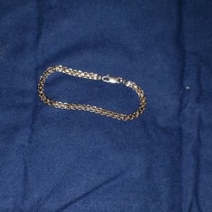 Sterling silver chain bracelet